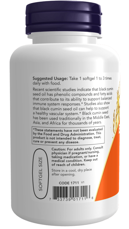 Black Cumin Seed Oil 1,000mg - Prostatewellstore.com
