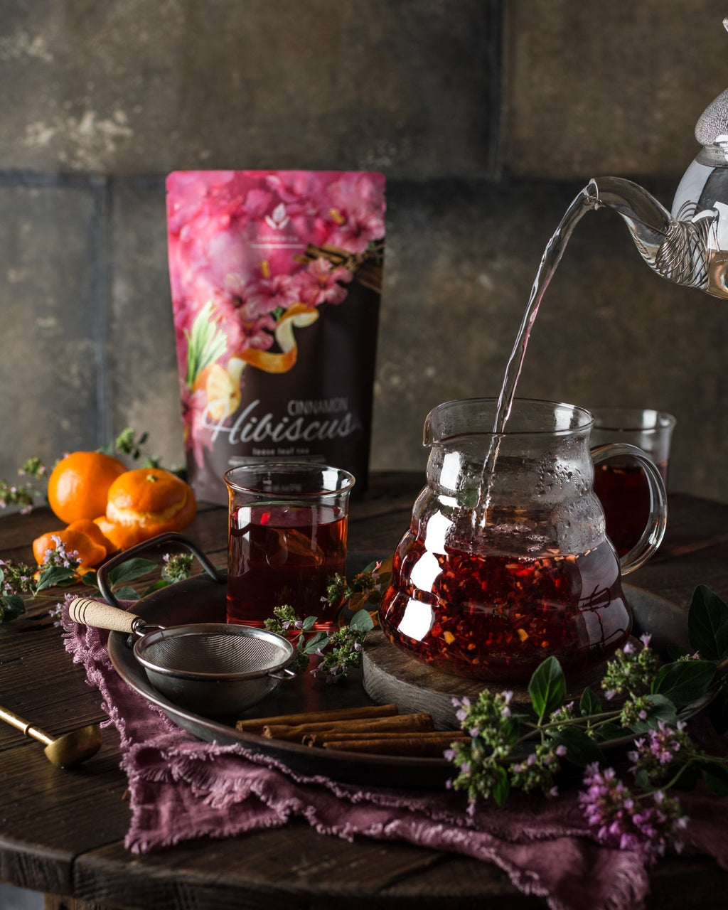 Cinnamon Hibiscus Tea, Antioxidant - Rich Herbal Blend | Organic - Prostatewellstore.com