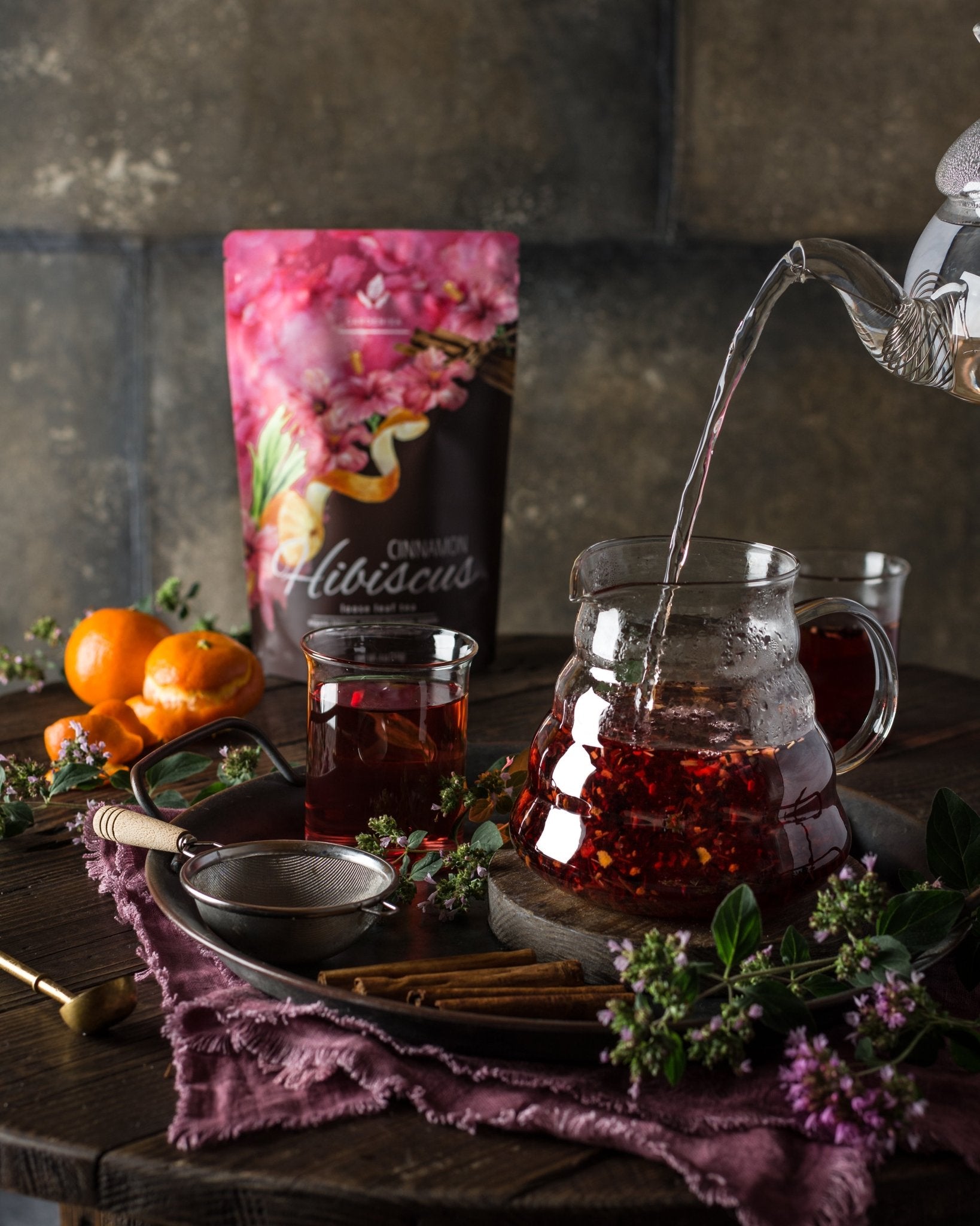 Cinnamon Hibiscus Tea, Antioxidant - Rich Herbal Blend | Organic - Prostatewellstore.com