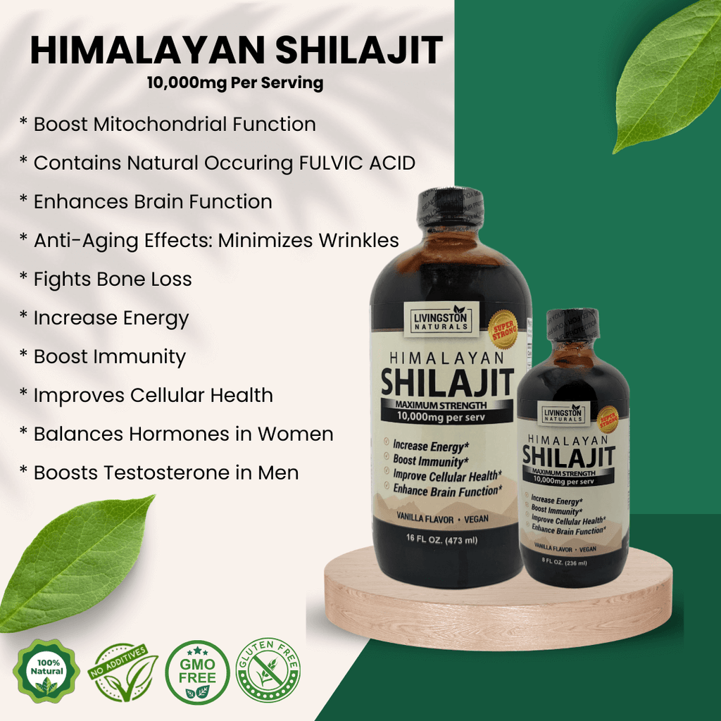Liquid Himalayan Shilajit Maximum Strength - Prostatewellstore.com