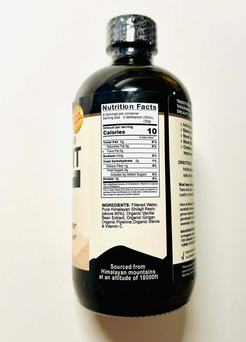 Liquid Himalayan Shilajit Maximum Strength - Prostatewellstore.com