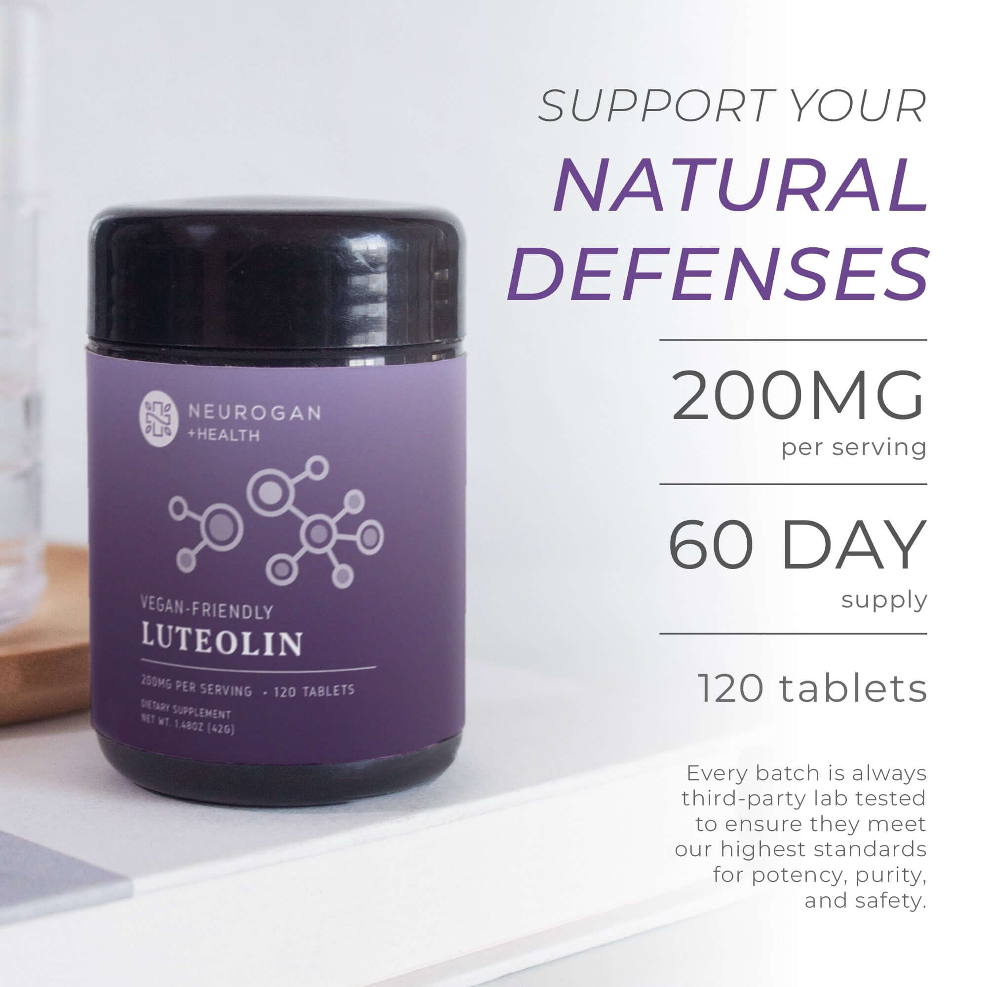 Luteolin Tablets - Prostatewellstore.com