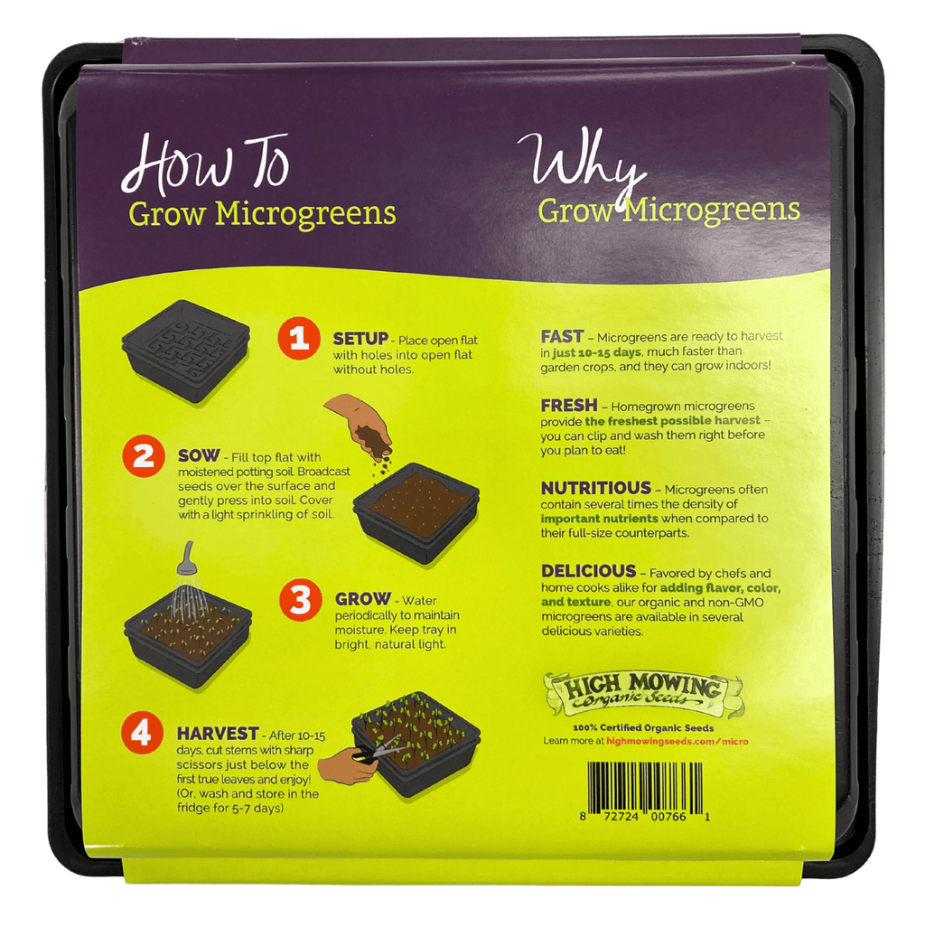 Microgreens Flats - Growing Trays - Prostatewellstore.com