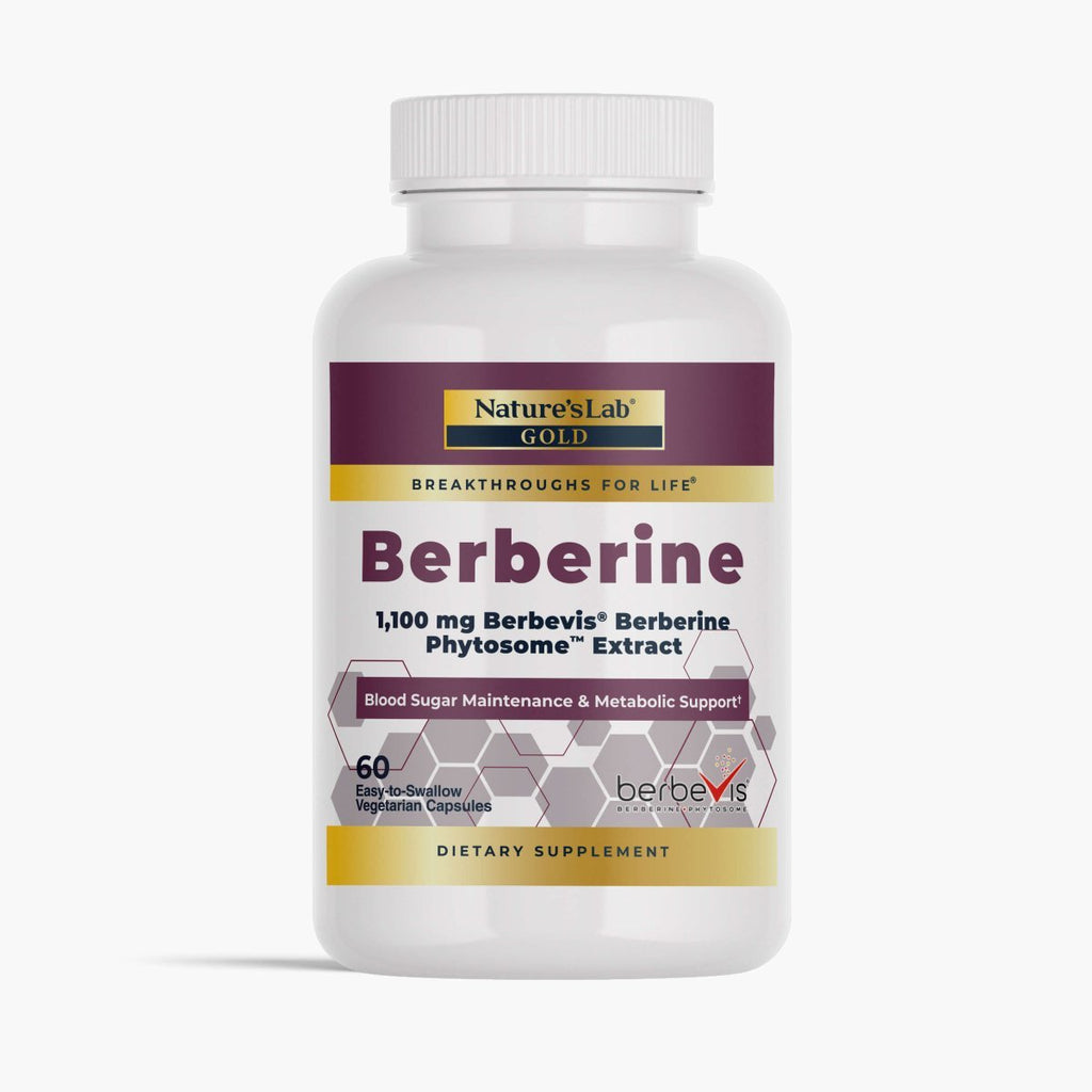 Nature's Lab Gold Berbevis® Berberine Phytosome™ Extract - 60 Capsules - Prostatewellstore.com
