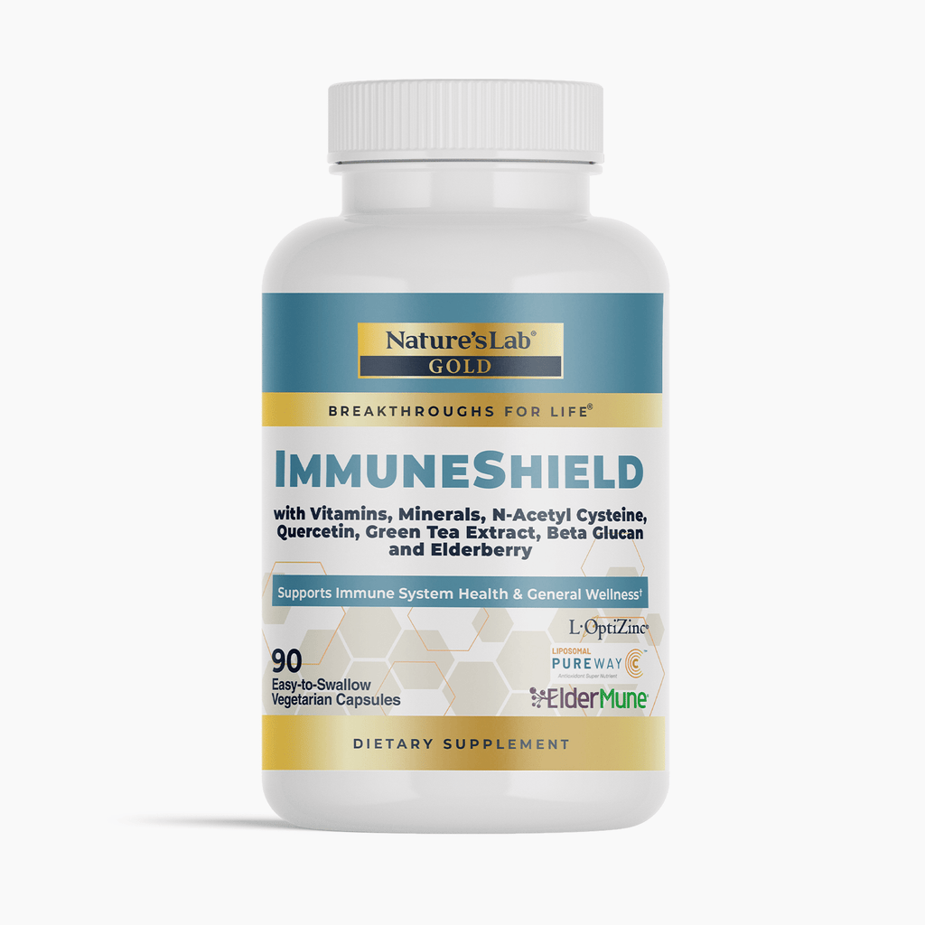 Nature's Lab Gold ImmuneShield - 90 Capsules - Prostatewellstore.com