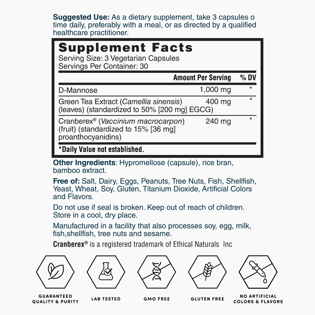Nature's Lab Gold UrinaGuard - 90 Capsules - Prostatewellstore.com