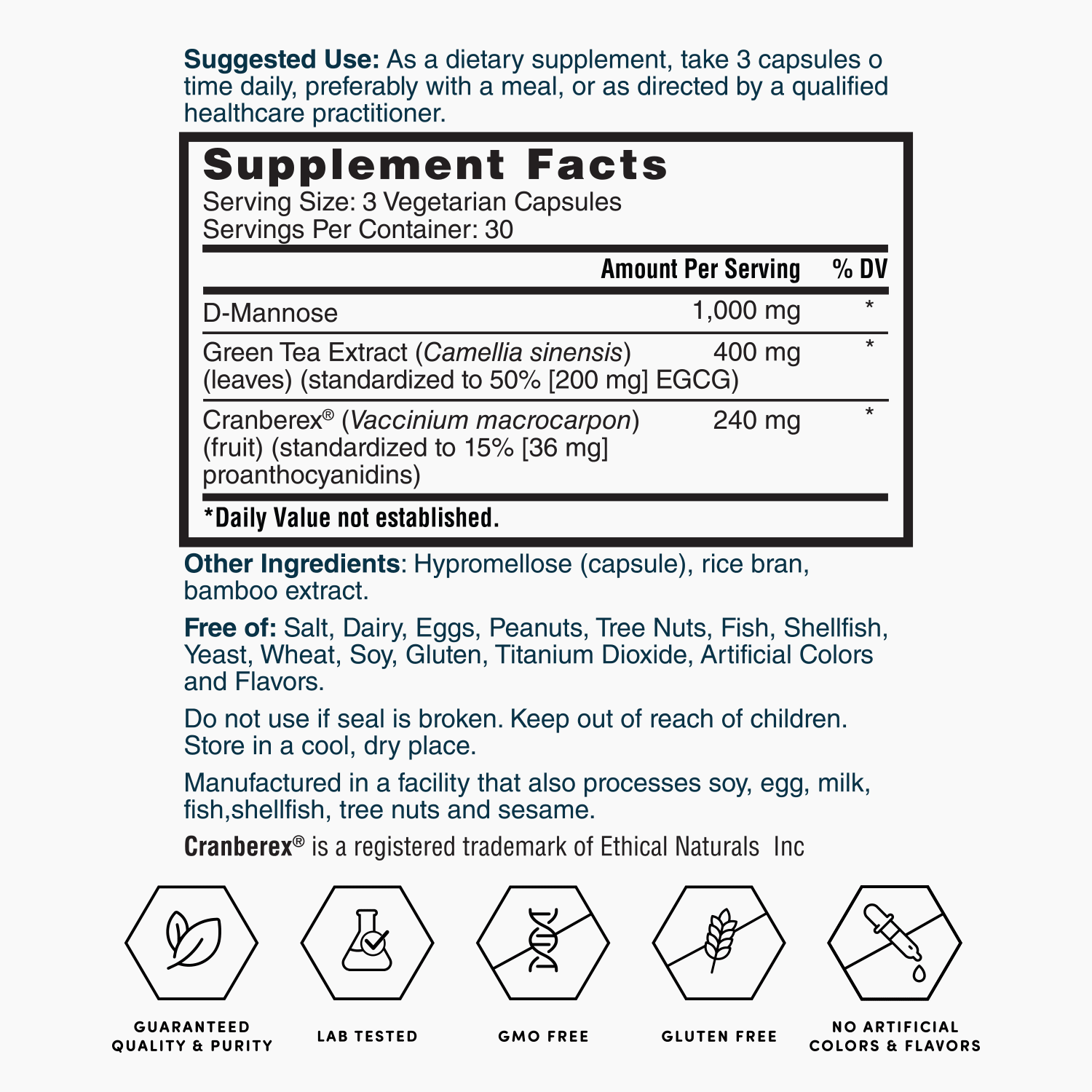 Nature's Lab Gold UrinaGuard - 90 Capsules - Prostatewellstore.com