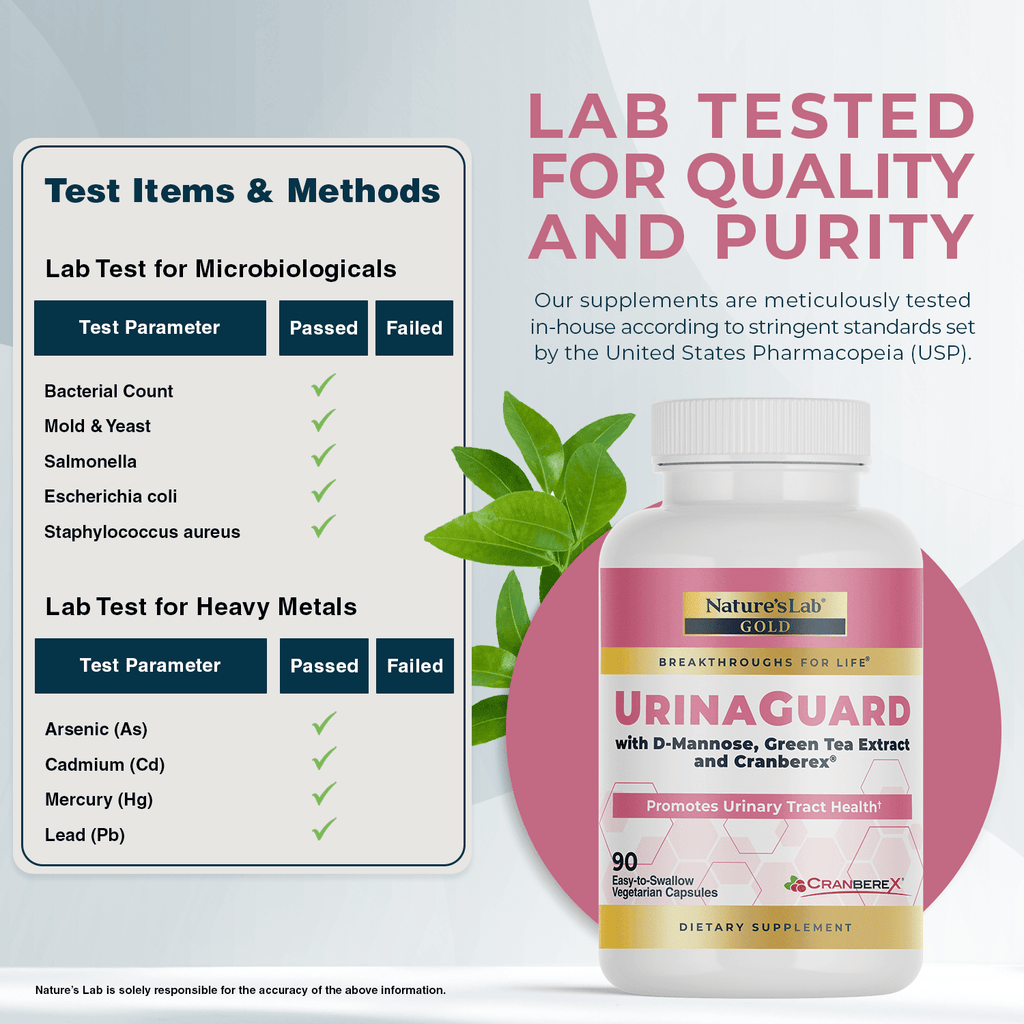 Nature's Lab Gold UrinaGuard - 90 Capsules - Prostatewellstore.com