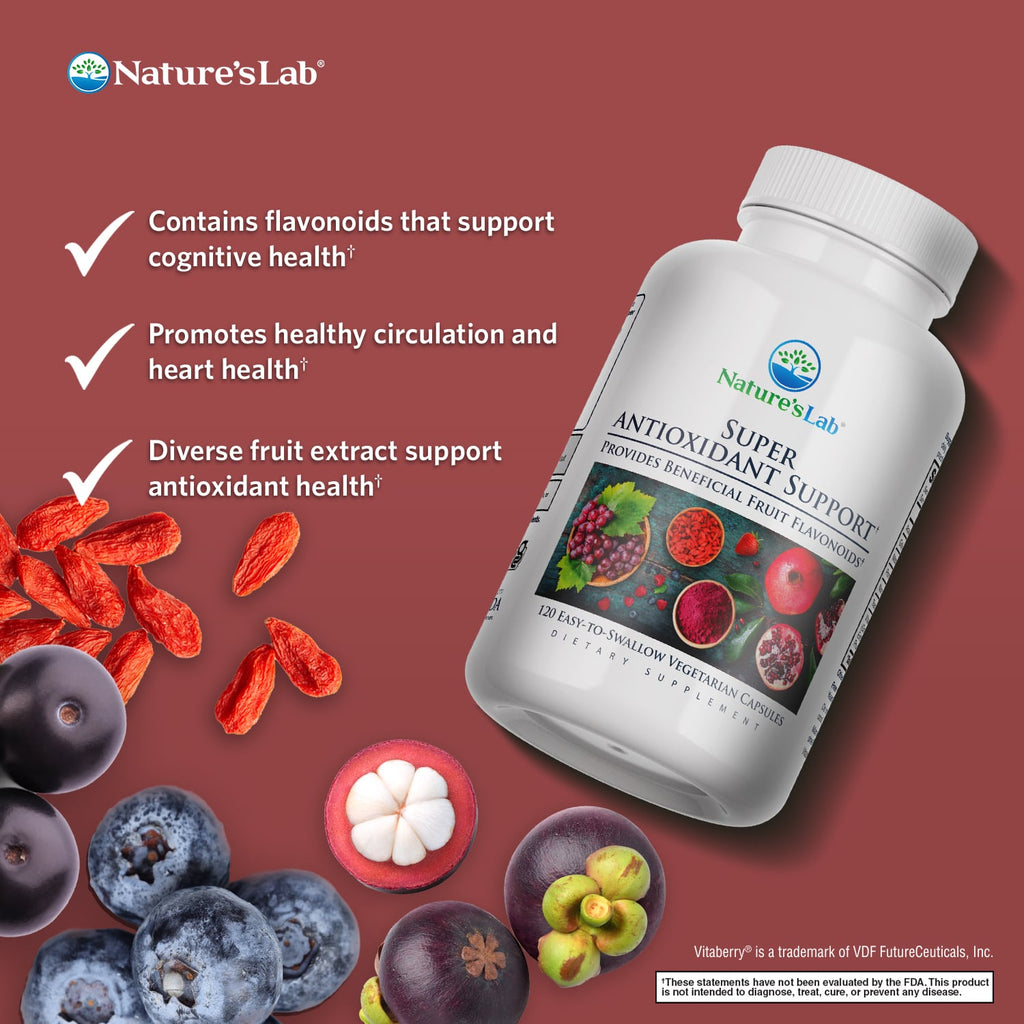 Nature’s Lab Super Antioxidant Support - 120 capsules - Prostatewellstore.com