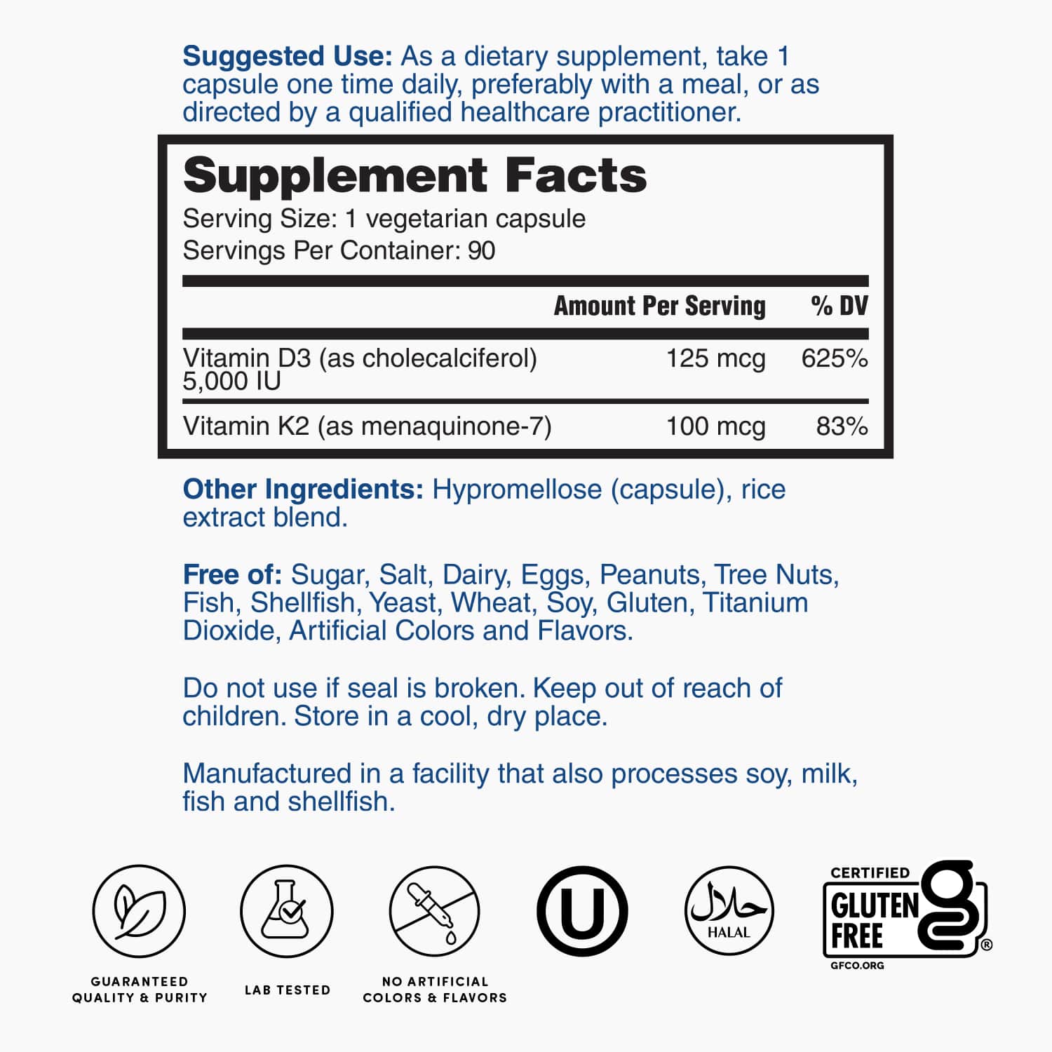 Nature's Lab Vitamin D3 Plus - 90 Capsules - Prostatewellstore.com