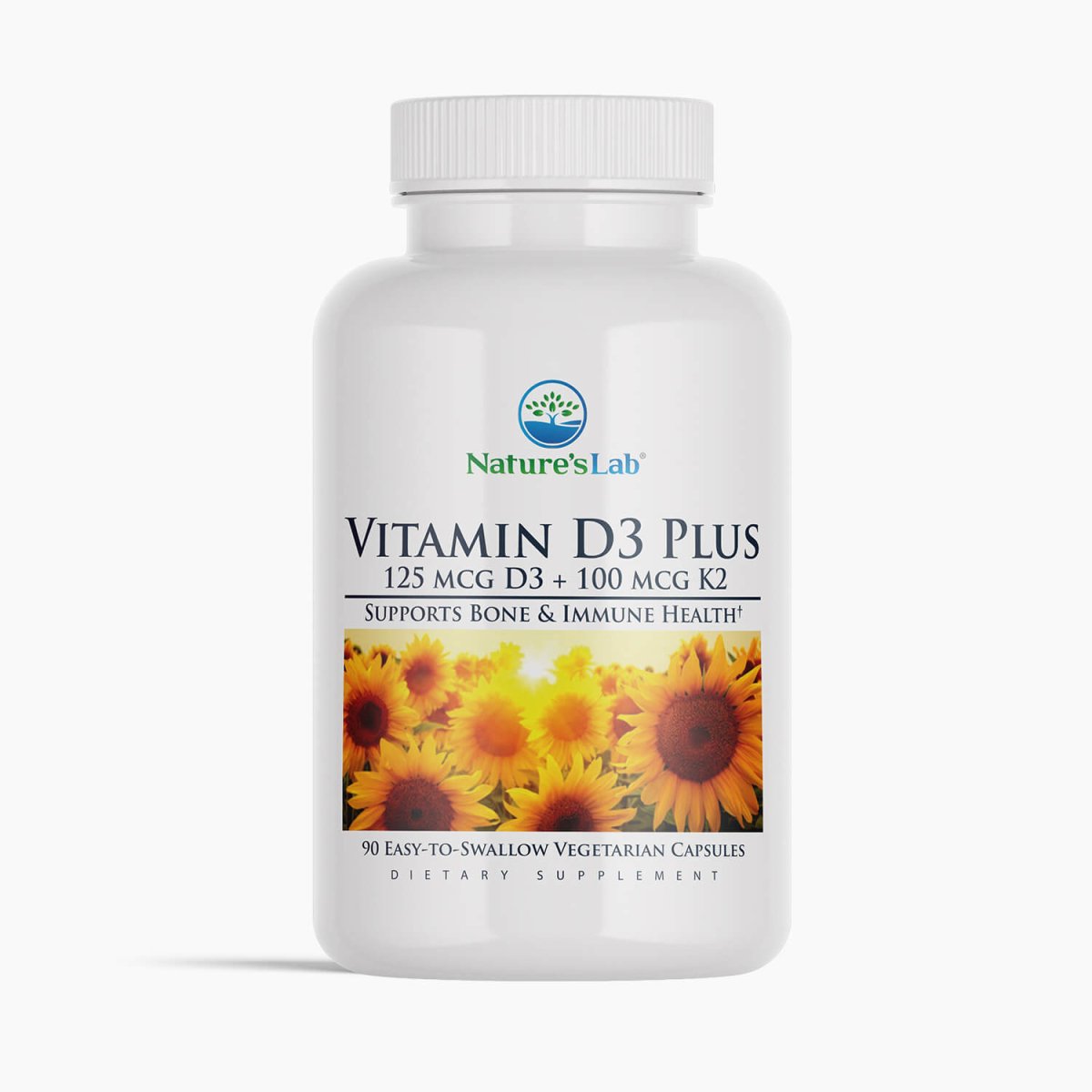 Nature's Lab Vitamin D3 Plus - 90 Capsules - Prostatewellstore.com