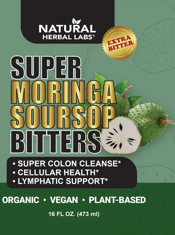 Organic Moringa + Soursop Liquid – Immune, Detox & Cell Support - Prostatewellstore.com