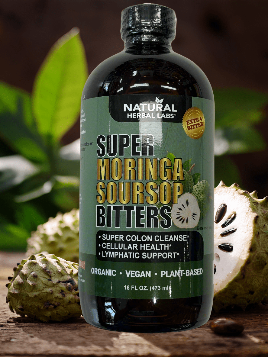 Organic Moringa + Soursop Liquid – Immune, Detox & Cell Support - Prostatewellstore.com