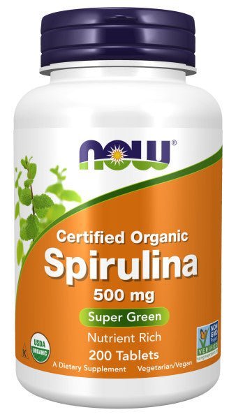 Spirulina 500 mg, Organic - Prostatewellstore.com