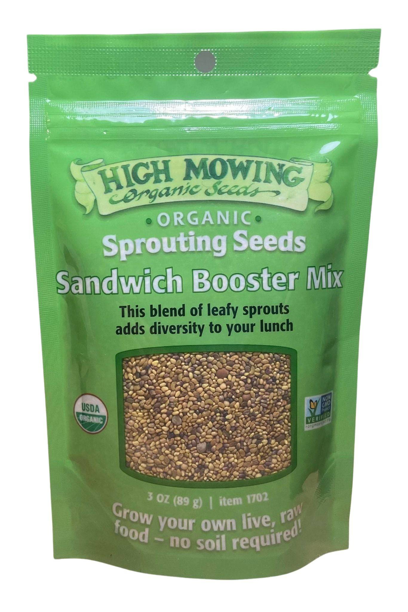 Sprouting Seeds, Organic, High Mowing - Prostatewellstore.com