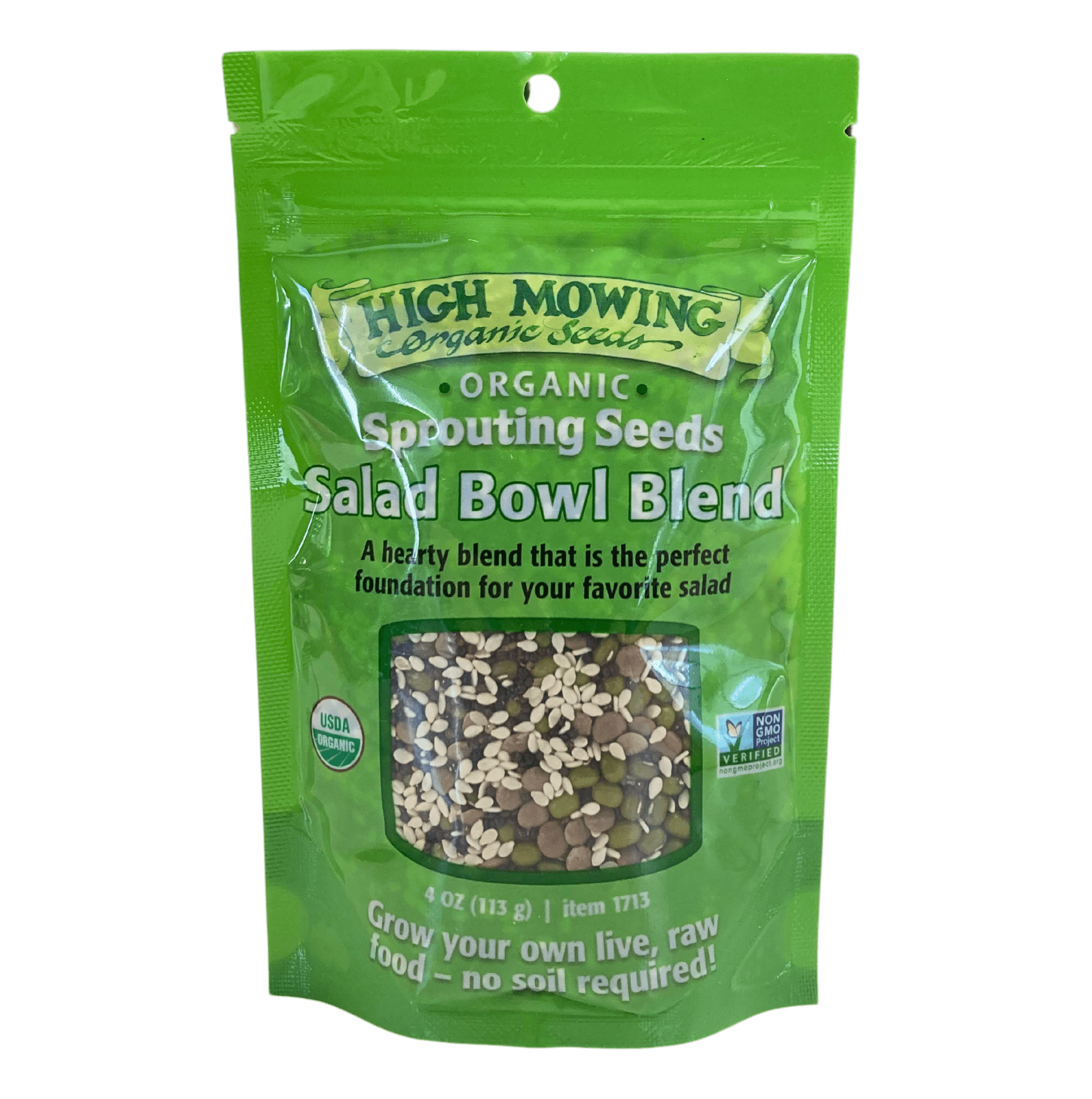 Sprouting Seeds, Organic, High Mowing - Prostatewellstore.com