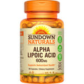 Sundown Naturals Super Alpha Lipoic Acid Capsules, 600 Mg - Prostatewellstore.com
