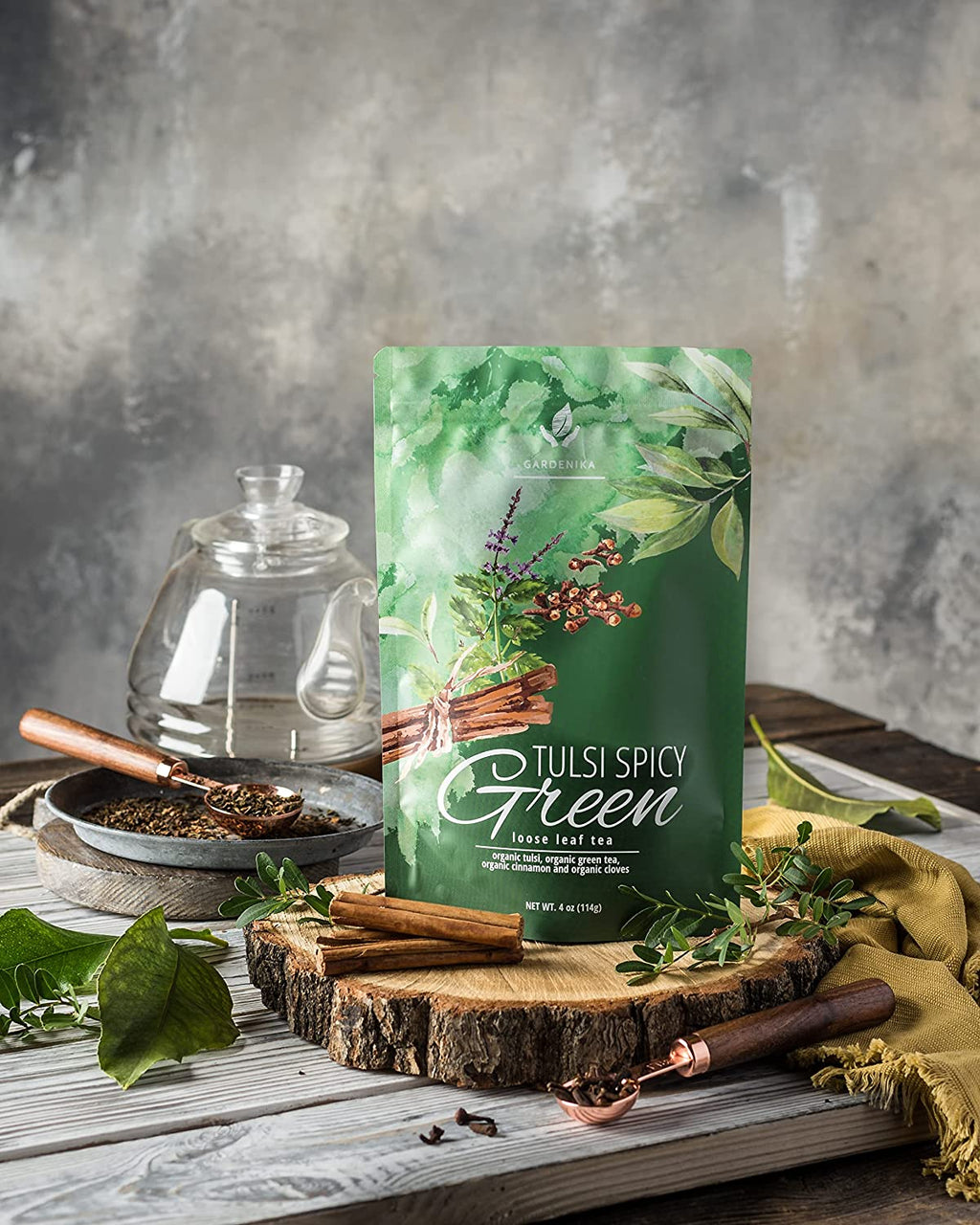 Tulsi Spicy Chai Tea, Energy & Focus - Green Tea - Organic & Kosher - Prostatewellstore.com