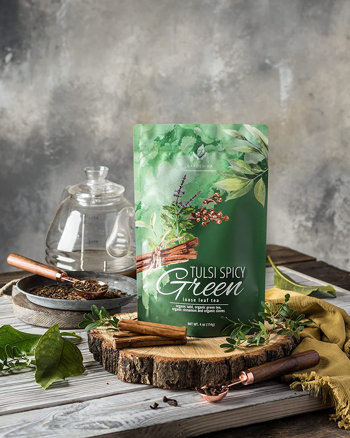 Tulsi Spicy Chai Tea, Energy & Focus - Green Tea - Organic & Kosher - Prostatewellstore.com