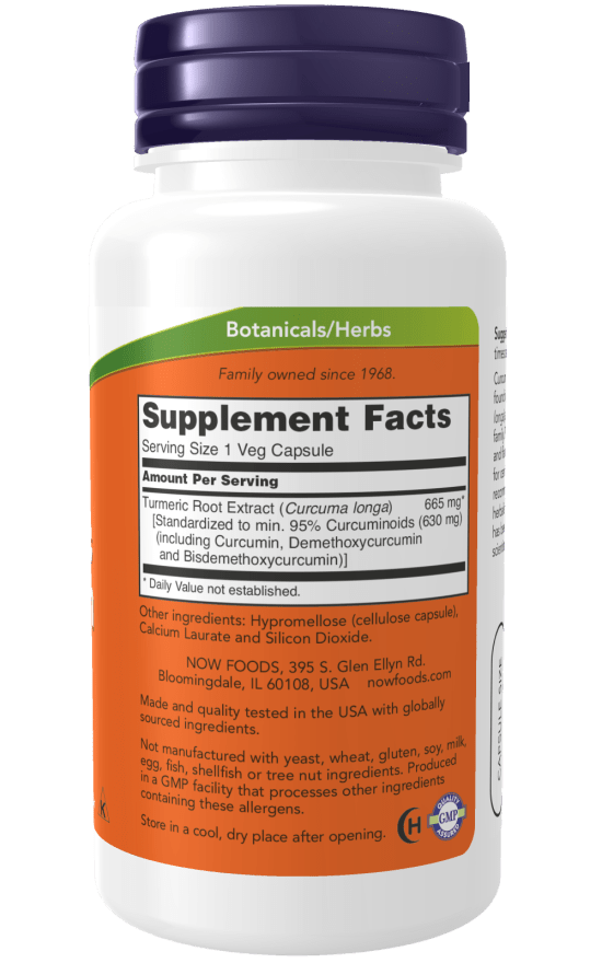 Turmeric Curcumin Veg Capsules - Prostatewellstore.com