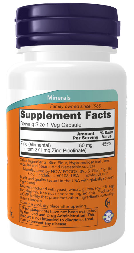 Zinc Picolinate 50mg - Prostatewellstore.com